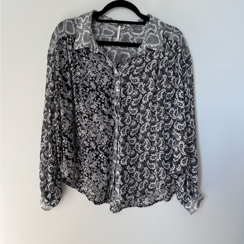 FREE PEOPLE button down - Picture 3 of 10